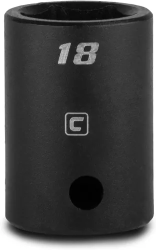 Vista 18 de Capri Tools CP55010 - Toma de impacto poco profunda de 0.394 in, accionamiento de 1/2 pulgada, 6 puntos, métrico