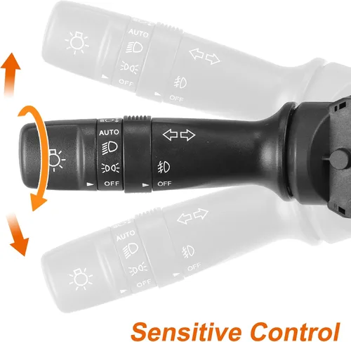 Vista 4 de X AUTOHAUX No.934101U110 Interruptor de luz de señal de giro Columna Conjunto de interruptor multifunción para Kia Forte 2014-2016 para Kia Forte