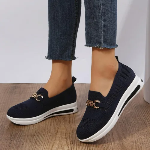 Vista 3 de Zapatillas blancas para mujer, zapatillas de deporte bajas para mujer, todo negro, botas de senderismo al tobillo, zapatos para mujer, zapatos