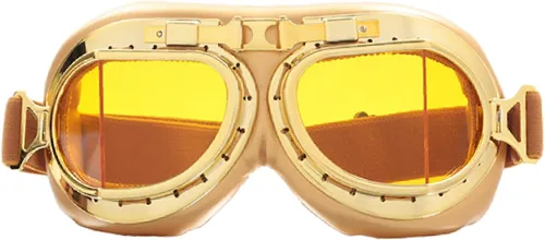 Vista 31 de CRG Sports Gafas de motocicleta estilo aviador, piloto, crucero, scooter, gafas de motocross para hombre, mujer, adulto