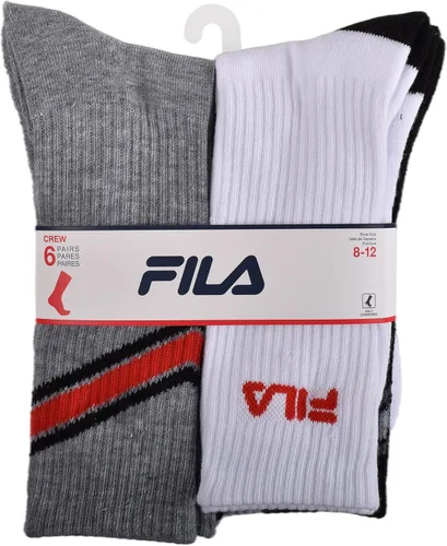 Vista 3 de Fila Calcetines de media amortiguación a rayas para hombre