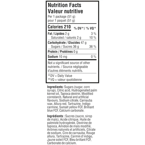 Vista 8 de Skittles Caramelo de fruta masticable Sours 1.80 oz x 24pk, sin gluten, sin gelatina, sabores agrios: lima, limón, naranja, fresa, uva