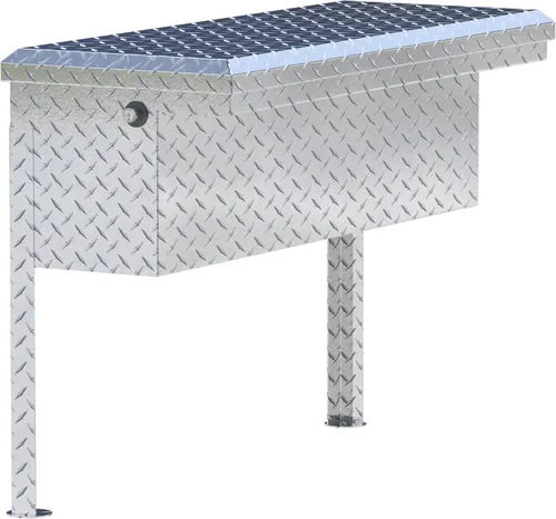Vista 5 de UWS EC30361 Caja de herramientas lateral de aluminio de pared pesada de 36 pulgadas con perfil bajo, tapa RigidCore