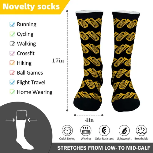 Vista 6 de Broccoli - Calcetines divertidos y divertidos para mujeres y hombres
