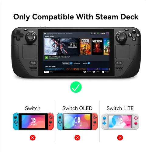 Vista 2 de GeekShare Funda protectora para Switch, funda delgada compatible con Nintendo Switch y Joy-Con - Absorción de golpes y arañazos - Land of Mystery