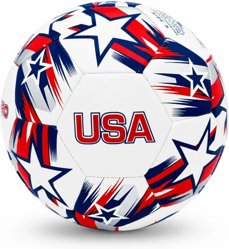 Vista 17 de Elite Edition Soccer Ball - Training Soccer Ball – Durable TPU Outdoor Ball – Country Design (USA, Argentina, Brasil, Mexico, Portugal & More)