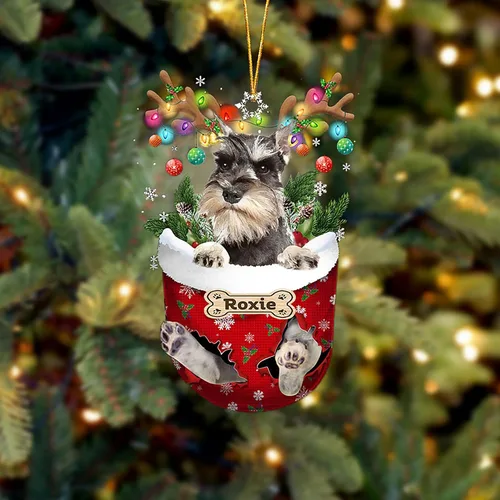 Vista 64 de LOVELYPOD Adorno Personalizado de Perro Affenpinscher, Adornos de Navidad Affenpinscher Regalo para Amante de Perros, Adorno de Navidad Colgante