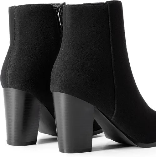 Vista 6 de DREAM PAIRS - Botines de tacón ancho con bloque para mujer