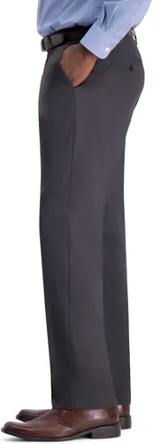 Vista 3 de J.M. Haggar Men's Classic Fit Flat Front Dress Pant-Regular and Big & Tall Sizes