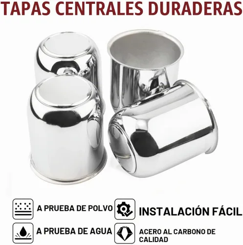 Vista 8 de RTRHINOTUNING Tapas centrales de rueda de 3.19 pulgadas para remolque, tapas centrales de empuje para llantas, 4 tapas de cubo de 3.19 pulgadas
