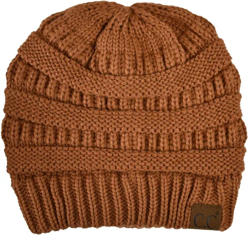 Vista 536 de C.C Trendy Warm Chunky Soft Stretch Cable Knit Beanie