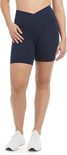 Vista 2 de Danskin Paquete de 2 pantalones cortos de ciclismo activos de 7 pulgadas para mujer