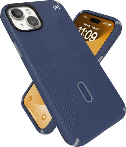 Vista 9 de Speck Funda para iPhone 15 Plus – Bloqueo de bloqueo antideslizante ClickLock, diseñada para MagSafe, agarre de protección contra caídas
