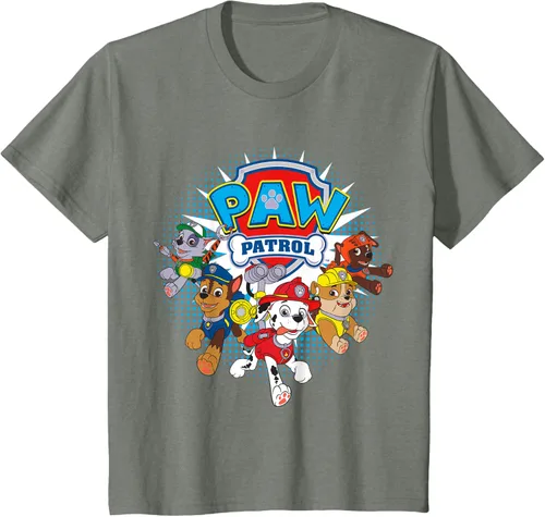 Vista 28 de Camisetas de Nickelodeon de Paw Patrol Team para hombres y mujeres