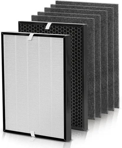 Vista 8 de Filtro Air220 Air320 compatible con filtros Bissell Air 220 de repuesto para Air220 2609A y Air320 2768A, comparado con la parte # 2677 2678 2804, 1