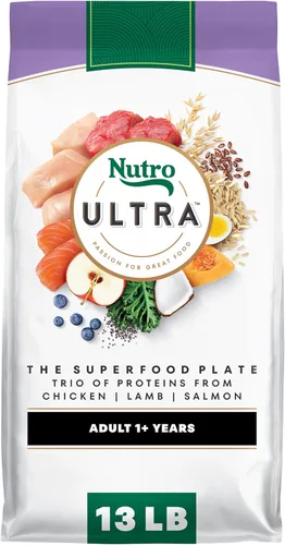 Vista 16 de Nutro Alimento ultra seco para perros, receta de pollo, cordero y salmón, 4