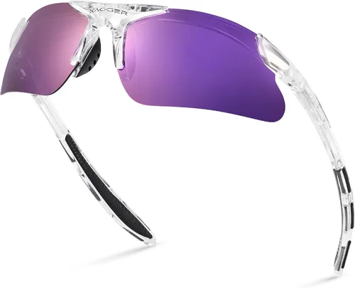 Vista 33 de Gafas de sol deportivas polarizadas para niños y niñas, gafas de béisbol y sóftbol, montura TR90