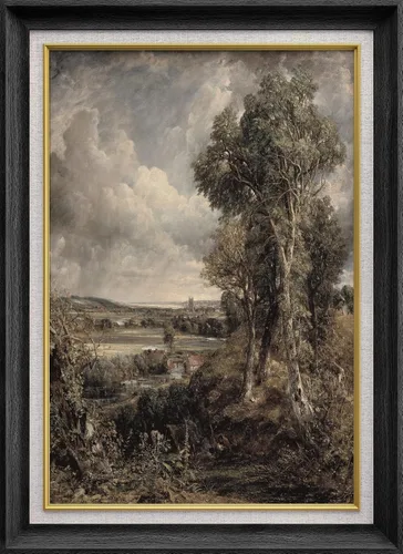 Vista 38 de SIGNWIN Arte de marco de alta calidad, elegante, vintage, ilustraciones de dibujo de árbol, arte fino, arte tradicional icónico para sala de estar