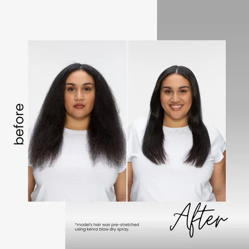 Vista 3 de Kenra Platinum Silkening Heat Crème Brilliant Shine Thermal Styler Reduce los pases de herramientas calientes en un 50% Previene roturas