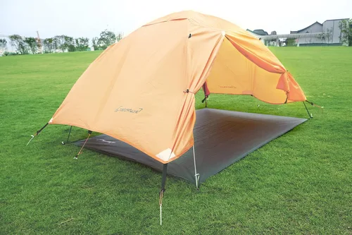 Vista 8 de Clostnature Huella de Tienda de Campaña - Lona Impermeable para Camping, Protector de Suelo de Tienda Resistente, Alfombrilla Ultraligera