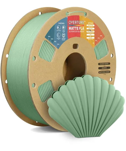 Vista 41 de OVERTURE - Filamento de fibra de carbono PLA para impresora 3D de 1.75 mm, carrete de cartón PLA de 2.2 libras, precisión dimensional +/- 0.02 mm