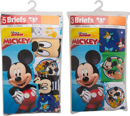 Vista 5 de Disney Boys' Mickey Mouse Underwear Multipacks