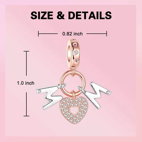 Vista 146 de Dije de girasol con diseño de estrella y luna y elefante para pulsera, collar de plata de ley 925, dijes de corazón de amor para mujer, regalo