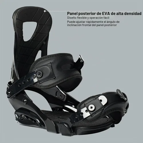 Vista 5 de XCMAN Fijación de snowboard para exteriores de montaña Bota talla 6-9 de EE. UU
