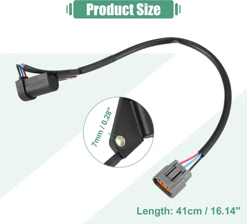Vista 4 de X AUTOHAUX Sensor de posición del cigüeñal del coche ZL01-18-221A para Mazda Miata 1999-2005