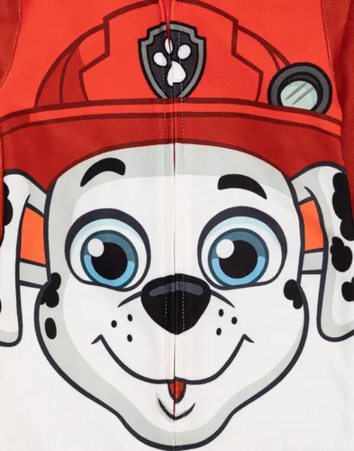 Vista 5 de Paw Patrol Paquete de 2 mamelucos para niños Pijama todo en uno con personaje de cachorro Chase & Marshall para niños y niños pequeños Regalo