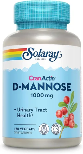 Vista 8 de Parent - Solaray D-Mannose con CranActin extracto de arándano 1000mg w/VIT C