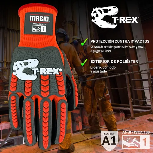 Vista 2 de Magid Glove & Safety - guante de impacto multiusos