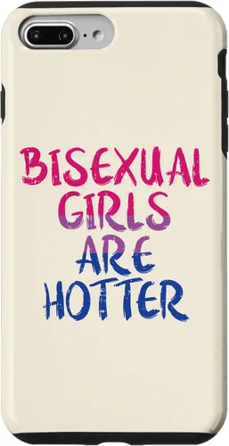 Vista 9 de Funda de regalo para iPhone 14 Pro Bisexual Girls Are Hotter Bi Pride Flag LGBTQ
