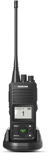 Vista 8 de SAMCOM Radios bidireccionales de 3000 mAh de largo alcance recargables de alta potencia, walkie talkies para adultos, radios comerciales