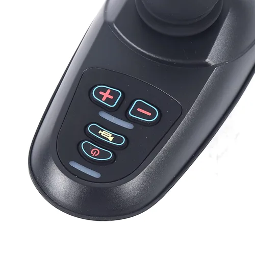 Vista 6 de YIYIBYUS Wheelchair LED Command Joystick, DC 24V Waterproof Electric Power Wheelchair Controller Part LED 6 Keys Joystick for Folding Electric