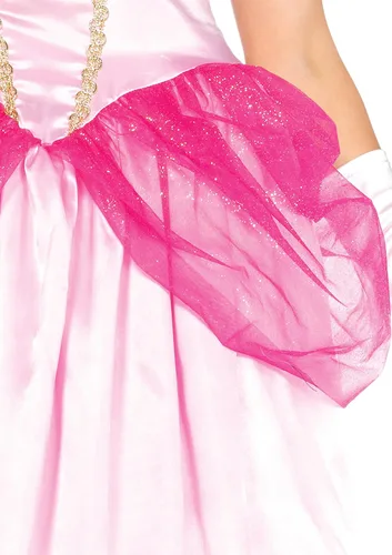 Vista 3 de Leg Avenue Disfraz clásico de princesa Pink de 2 piezas para mujer