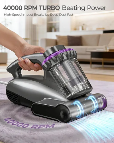 Vista 6 de Mayking Aspirador de colchón profesional con detección de polvo, modelo Actualizar