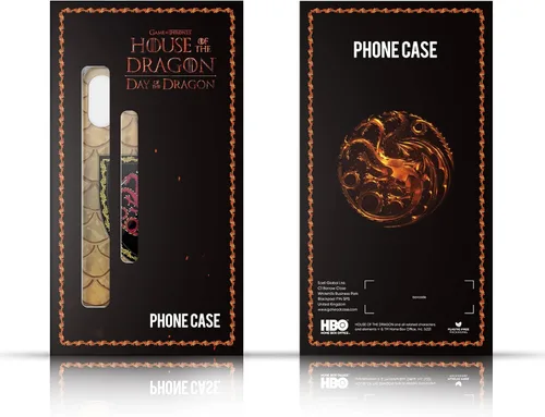 Vista 7 de Head Case Designs Officially Licensed House of The Dragon: Television Series Crown Graphics Hard Back Case Compatible with Apple iPhone XR