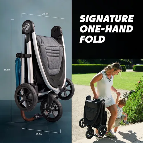 Vista 25 de Baby Jogger Maxi COSI, Be Safe, Adaptador de asiento de coche Cybex Compatible con cochecito doble City Mini 2, cochecito doble City Mini GT2