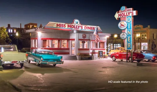 Vista 7 de Woodland Scenics BR5870 O Miss Molly's Diner