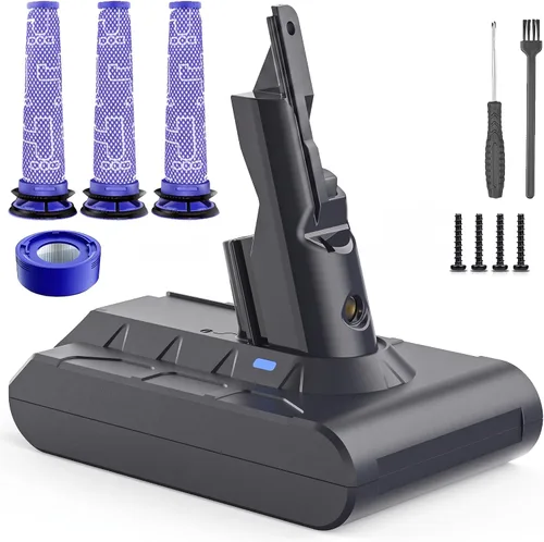Vista 17 de Batería de repuesto recargable de 21.6V 8000mAh para Dyson V8 Series