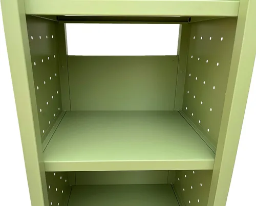 Vista 8 de Workington Carrito de libro con ruedas de un solo banco con 3 estantes planos, carrito de libros de biblioteca con ruedas giratorias bloqueables