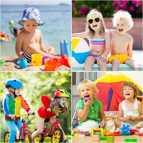 Vista 6 de ANLUKE Zapatos de agua para niños y niñas, calcetines de agua descalzos, secado rápido, playa, natación, deportes al aire libre, para niños pequeños