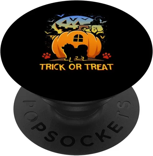 Vista 6 de Chow Chow Happy Halloween Costume Dog Boo Dogs PopSockets MagSafe PopGrip for iPhone