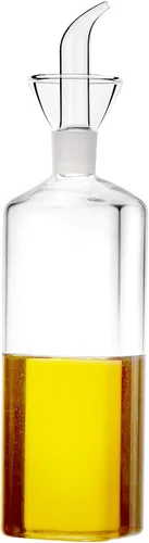 Vista 8 de 5 onzas / 5.1 fl oz de vidrio multiusos Cruet, decantador de aceite de vidrio y vinagre (cuadrado 5 onzas)