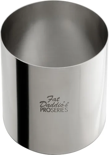 Vista 19 de Fat Daddio's Anillo redondo de acero inoxidable para pasteles y pastelería, 3 x 2 pulgadas