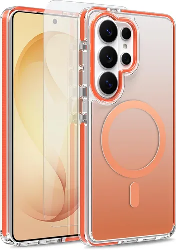 Vista 23 de Funda magnética para Google Pixel 10 Pro XL [compatible con Magsafe] [bonito diseño fluorescente de moda] a prueba de golpes, delgada, translúcida