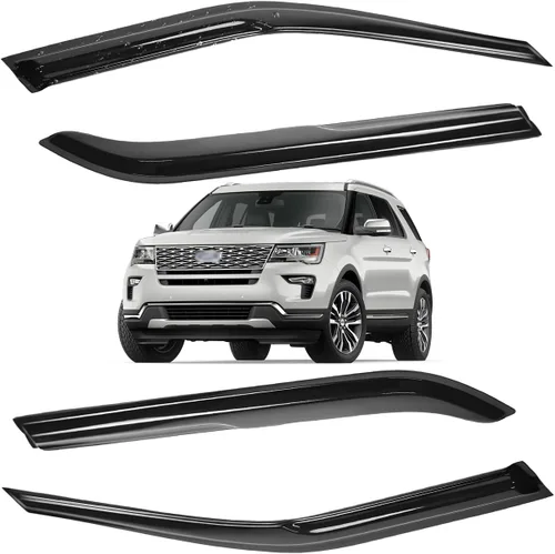 Vista 182 de Viseras para ventanas para Mazda 3 Sedán 4 puertas 2004 2005 2006 2007 2008 2009 estilo JDM Mugen, deflector de viento, protector solar y de lluvia