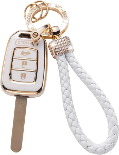 Vista 43 de Gematay Funda para llavero de Mercedes Benz con cordón, funda de TPU suave compatible con Mercedes Benz C E S M CLS CLK G Class Smart Key Holder