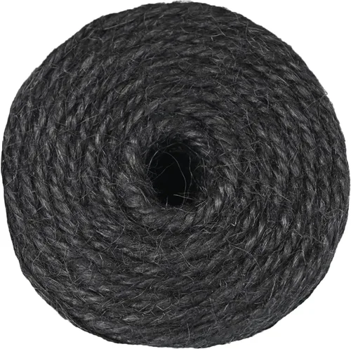 Vista 4 de Leecogo - Cuerda de yute negro de 2.5 mm, 100 metros, resistente, para jardinería, manualidades y proyectos decorativos